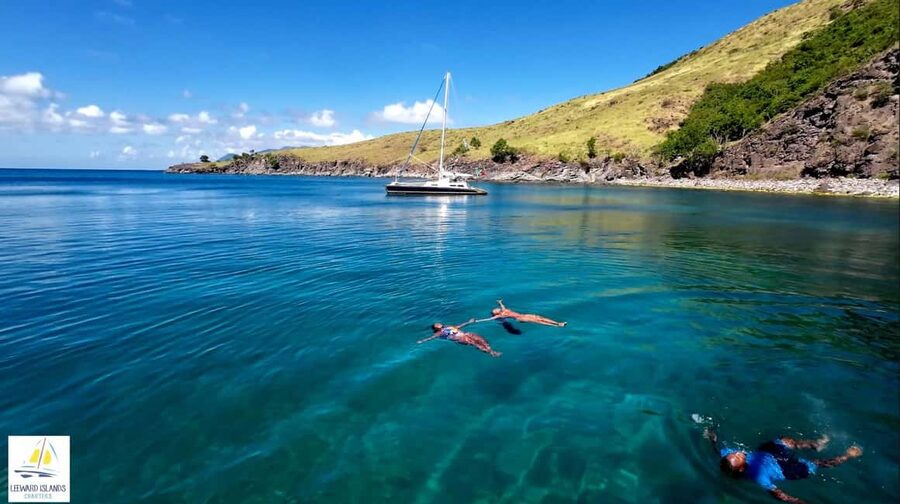 Basseterre: St Kitts 4-hour Catamaran Snorkel Cruise & Lunch - The catamaran itself: comfort, space, and shade