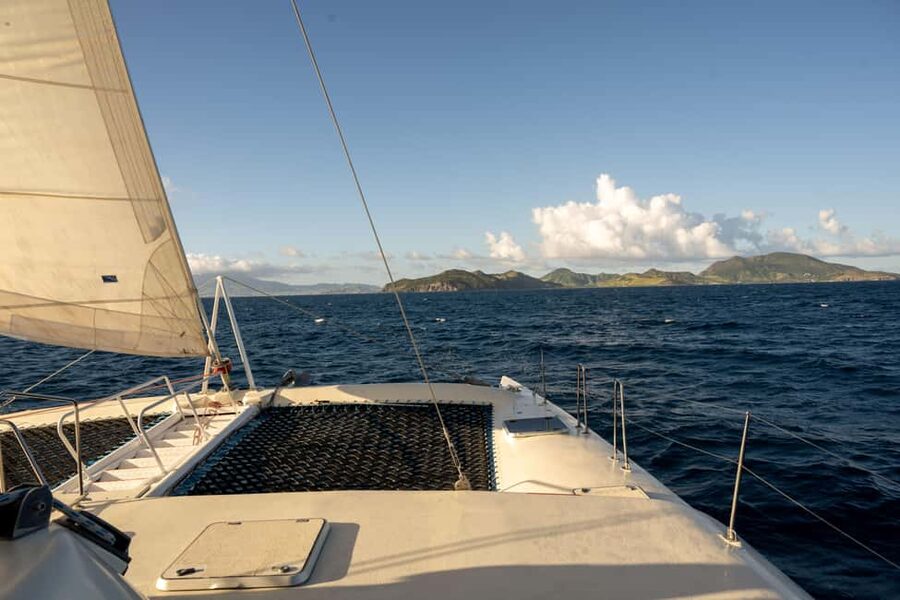 Basseterre: St. Kitts and Nevis Catamaran Tour with Lunch - The return sail, music, and the value of the day