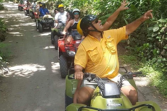 Jungle Bikes ATV Tour in St Kitts - Through sugarcane roads and green hills