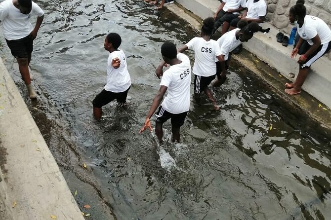 Nevis Hot Springs & Bath Village Heritage Experience - Fort Charles and Nevis from the shore