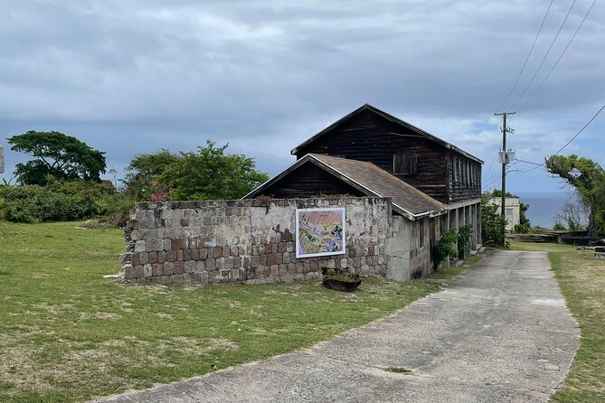 Nevis Panoramic Drive, Power Catamaran & Beach Experience - Bath Hotel and the old resort era