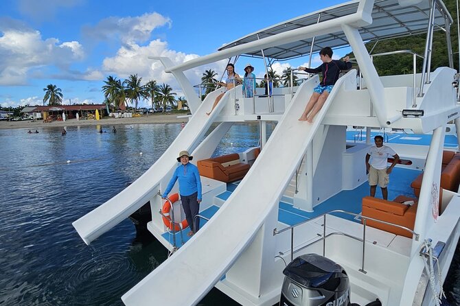 Private Half Day with Waterslide Boat - Open bar, snacks, and the practical comfort factor
