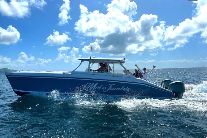 Private Power Catamaran Adventure in Saint Kitts and Nevis - Cruising the St. Kitts coast