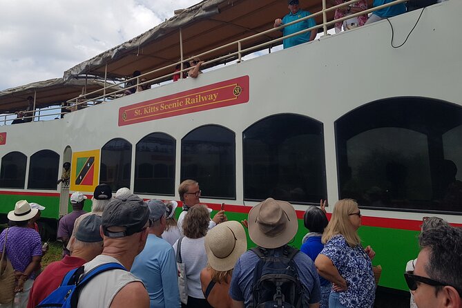 Saint Kitts Train Trek - Boarding at La Vallée