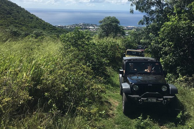 Self Drive 4x4 Off Road Jeep Wrangler & Beach Chill - Basseterre views, mountain air, and a little island history