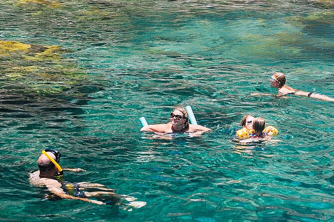 Snorkel Lunch & Lounge: Bluewater or Snorkel and Lunch: Leeward - Gear, flotation, and help for beginners