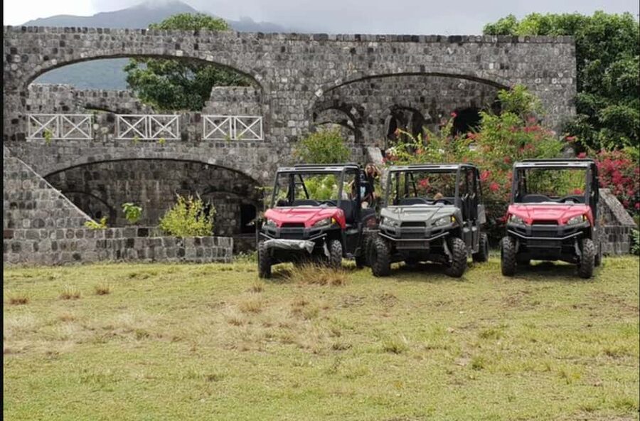 St. Kitts:Countryside Dune Buggy Tour - Trading Basseterre roads for sugar cane tracks