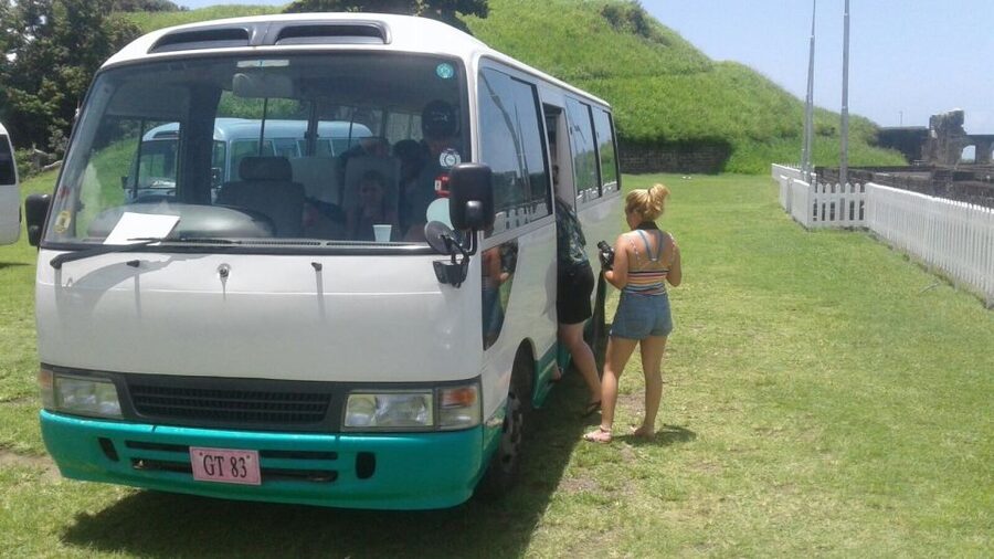 St. Kitts Island Half-Day Bus Tour - The bus format and guide experience