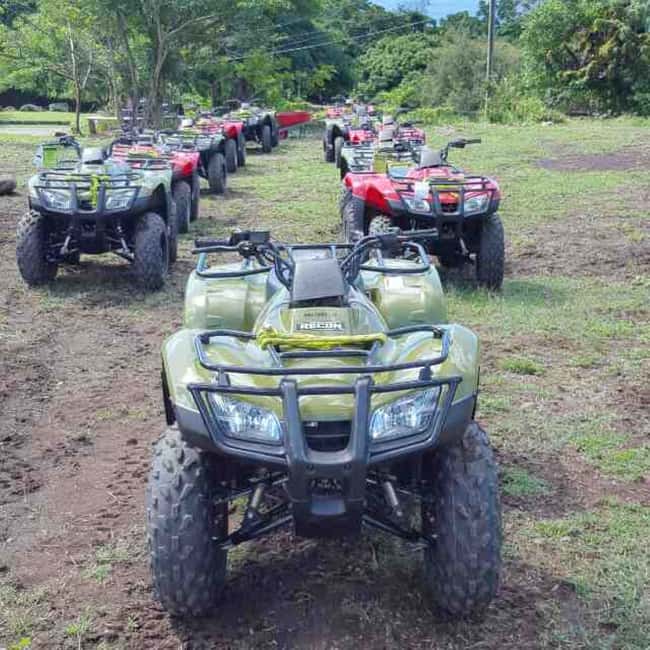 St. Kitts: Jungle Bikes ATV and Beach Guided Tour - Riding Wingfield’s old plantation road
