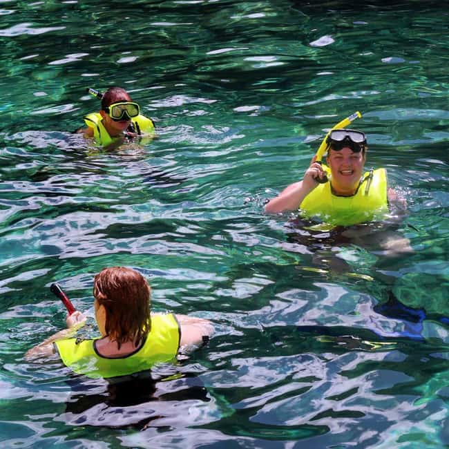 St Kitts Mini Speedboat and Snorkel Tour - Taking the wheel off St Kitts