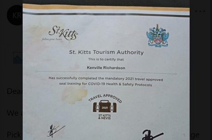 St Kitts Rainforest Nature Tour - Transport and meeting details need attention