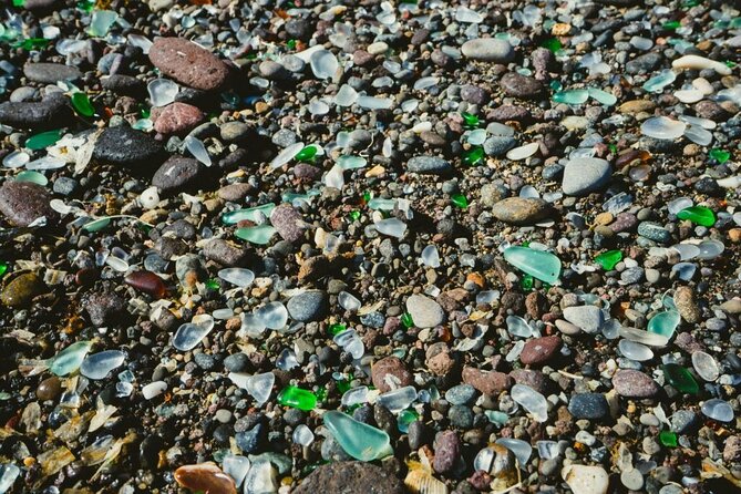 St.Kitts Sea Glass & Volcanic Black Sand Beach Day - A black-sand beach with a built-in treasure hunt