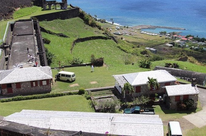 St Kitts Sightseeing Tour to Brimstone Hill Fortress with Beach Visit - Views from Timothy Hill