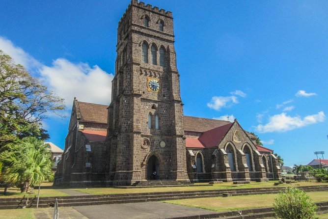 St Kitts Traditional Lunch & Half Day Island Tour - Basseterre begins with The Circus and Berkeley Memorial