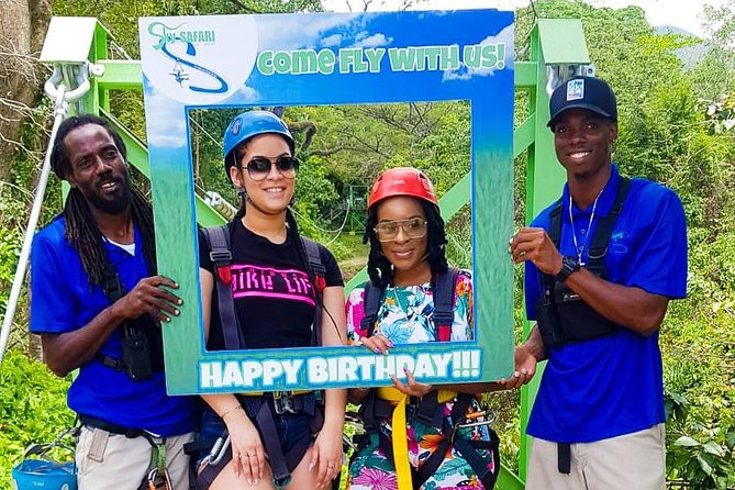 St. Kitts Zipline Experience - Lines Two, Three, and Four Above the Valley